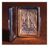 Vinaigrette, Commemorating the Battle of Trafalgar, 1805-06 (Silver Gilt) Giclee Print by  English
