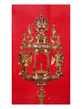 Monstrance, Bearing the Haarlem Mark for 1764 and Possibly the Maker's Mark, a Pierced Lozenge Giclee Print by  Dutch