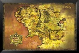 Lord Of The Rings-Classic Map Affiches