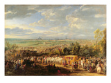 The Entry of Louis XIV (1638-1715) and Marie-Therese (1638-83) of Austria in to Arras Giclee Print by Adam Frans van der Meulen