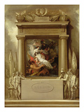 Project for a Monument, 'The Apotheosis of Nelson', 1807 (Oil on Canvas) Giclee Print by Benjamin West