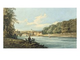 The New Walk, York, C.1798 (Pencil and W/C on Paper) Giclee Print by Thomas Girtin