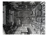 Frontispiece of Ole Worm's Cabinet of Curiosities from 'Museum Wormianum' by Ole Worm Giclee Print by G. Wingendorp