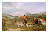 The Berkeley Hunt, 1842: the Meet (Oil on Canvas) Giclee Print by Francis Calcraft Turner