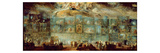 View of the Salon at the Louvre, 1779 (Oil on Paper Laid on Canvas) Giclee Print by Gabriel De Saint-aubin