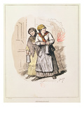 Two Petroleuses of the Commune, 1871 (Colour Engraving) Giclee Print by Charles Albert d'Arnoux Bertall