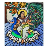 Devi Saraswati, 2011 Giclee Print by Laura James
