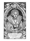 The Right Honorable and Most Vertuous Lady Mary Sidney, Wife to the Late Deceased Henry Herbert Giclée-Druck von Simon Van de Passe