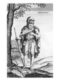 A British Druid, Engraved by Van Der Gucht, 1723 (Engraving) Giclee Print by William Stukeley