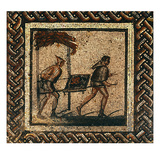 Transporting Manure, from Saint-Roman-En-Gal (Mosaic) Giclee Print by  Roman
