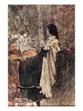 Children Talking at Night, 1911 (Litho) Giclee Print by Charles Robinson