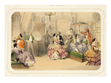 A Punch of Artists, from 'soirees Parisiennes', Engraved by J. Champagne (Colour Litho) Giclee Print by Henri De Montaut