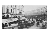 View of Regent Street, C.1884 (B/W Photo) Giclee Print by  English Photographer
