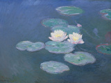 Waterlilies, Evening (Oil on Canvas) (See Detail 382333) Gicléedruk van Claude Monet