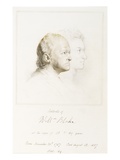 William Blake (1757-1827) in Youth and Age (Graphite with Brush and Brown Ink) Giclee Print by George Richmond