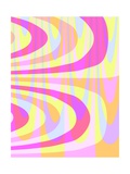 70'S Swirls Giclee Print by Louisa Knight