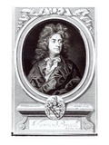 Portrait of Henry Purcell (1659-95), English Composer, Engraved by R. White, 1695 (Engraving) Giclee Print by Johann Closterman