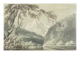 Near Grindelwald, C.1796 (Blue and Grey Wash over Graphite on Paper) Lámina giclée por Joseph Mallord William Turner Near Grindelwald, C.1796 (Blue and Grey Wash over Graphite on Paper) Lámina giclée por Joseph Mallord William Turner