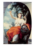 The Muse Urania, 1646-47 (Oil on Panel) Reproduction procédé giclée par Eustache Le Sueur