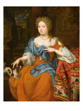 Portrait of a Lady in a Red Dress, 1691 Giclee Print by Thomas van der Wilt