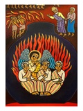 The Image Of Gold And The Fiery Furnace, 2010 (Detail) Giclee Print by Laura James