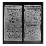 Mr 370-371 King David Commissioning and Singing the Psalms Giclee Print by  Carolingian