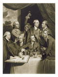 The Dilettanti Society, Engraved by William Say, 1812 (Mezzotint on Paper) Giclee Print by Sir Joshua Reynolds