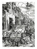 The Rest on the Flight into Egypt, from the 'Life of the Virgin' Series, 1511 (Woodcut) Giclée-Druck von Albrecht Dürer