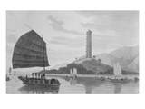 Whampoa Pagoda, 1810 (Engraving) Giclee Print by Thomas Daniell