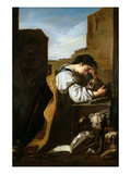 Melancholy (Oil on Canvas) Giclee Print by Domenico Fetti or Feti