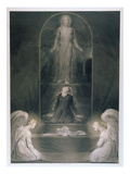 Mary Magdalene at the Sepulchre, C.1805 (W/C and Pen and Black Ink on Paper) Giclee Print by William Blake