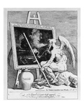 Time Smoking a Picture, 1761 (Engraving) Giclee Print by William Hogarth