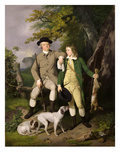Portrait of a Sportsman with His Son, 1779 (Oil on Canvas) Reproduction procédé giclée par Francis Wheatley