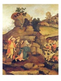 Moses Brings Fourth Water Out of the Rock, C.1500 (Detail) Giclee Print by Filippo Lippi