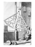 Illustration from 'Johannis Hevelii Machinae Coelestis Pars Prior', Engraved by Isaak Saal Giclee Print by Andrzej Stech