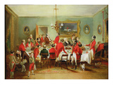 The Hunt Breakfast, Bachelor's Hall, 1836 (Oil on Canvas) Giclee Print by Francis Calcraft Turner