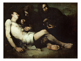 St Sebastian, Martyred (Oil on Canvas) Giclee Print by Auguste Theodule Ribot