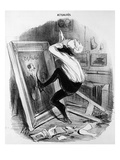 'Ungrateful Country, You Shall Not Have My Masterpiece', 1840 (Litho) Giclee Print by Honore Daumier