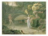 Oberon and Titania, a Midsummer Night's Dream, Act Ii, Scene I, by William Shakespeare (1566-1616) Giclee Print by Francis Danby