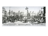 The Strappado, Plate 10 from 'The Miseries and Misfortunes of War' Giclee Print by Jacques Callot