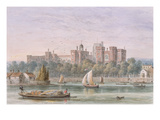 View of Lambeth Palace from the Thames, 1837 (W/C on Paper) Giclee Print by Thomas Hosmer Shepherd