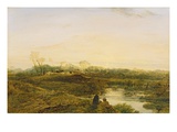 Evening, Bayswater, 1818 (Oil on Panel) Giclee Print by John Linnell