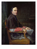 Georges Darboy (1813-71) Archbishop of Paris, 1878 (Oil on Canvas) Giclée-Druck von Jean Louis Victor Viger du Vigneau