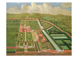 Denham Place, Buckinghamshire, C.1695 (Oil on Canvas) Giclee Print by  English