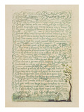 The Chimney Sweeper, Plate 9 Recto from 'songs of Innocence', 1789 Giclee Print by William Blake