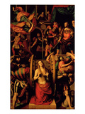 The Martyrdom of St. Catherine (Altarpiece) Giclée-tryk af Gaudenzio Ferrari The Martyrdom of St. Catherine (Altarpiece) Giclée-tryk af Gaudenzio Ferrari