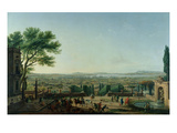 City and Port of Toulon, 1756 (Oil on Canvas) Giclée-Druck von Claude Joseph Vernet