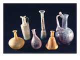 Six Vases, from Aquileia (Glass) Giclee Print by  Roman