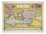 Peregrinationis Divi Pauli Typus Corographicus' Page from the 'Atlas Major', 1662 Giclee Print by Joan Blaeu