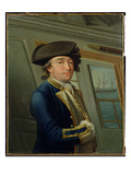 Portrait of Captain William Locker (1731-1800) 1769 (Oil on Canvas) Giclee Print by Dominic Serres
